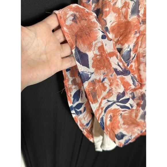 MUDD Crochet Floral Design Lace Y2K babydoll spring cottagecore boho M - Picture 9 of 10